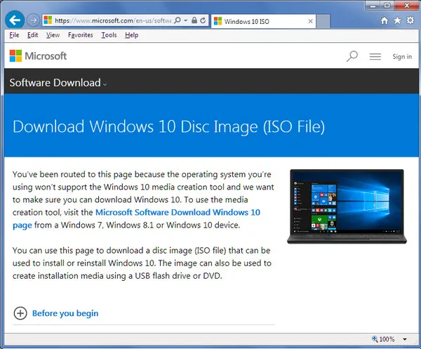 Download Windows 10 Image File