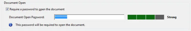 Add Open Password to PDF in Adobe Acrobat Pro