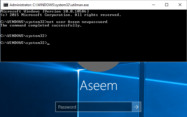 microsoft forgot username and password