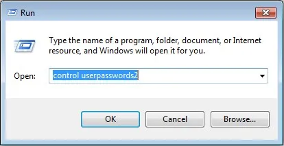 control userpassword2