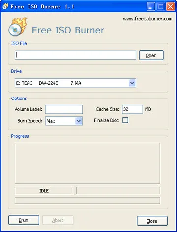 free iso burner