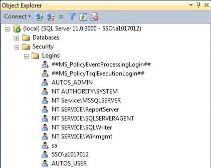 reset SQL Server Password