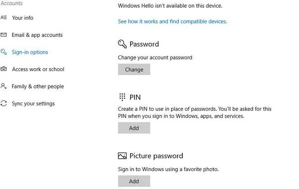 microsoft password resettings