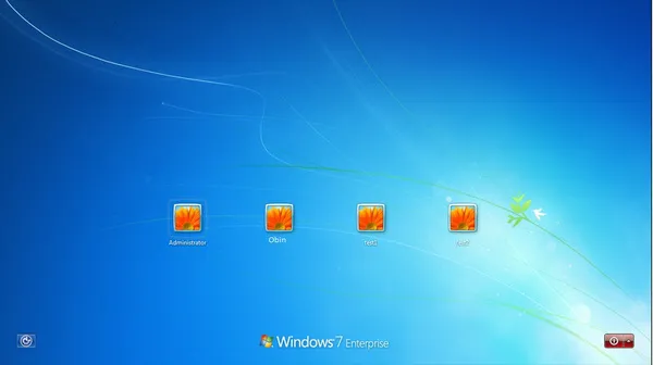Windows 7 change users