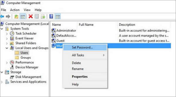 forgotten password windows vista laptop