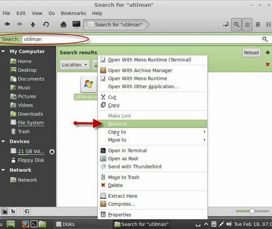 Linux Mint Rename ultiman
